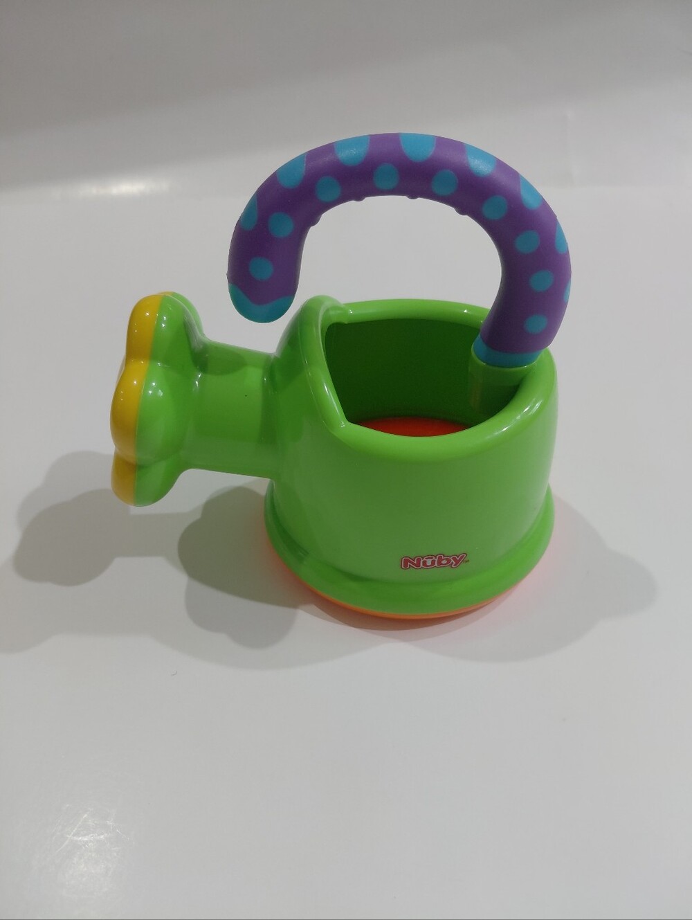 Nuby Green and Purple Toddler Handle Toy Watering Can